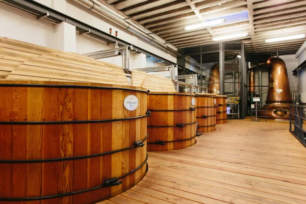 Produktion mit Washbacks und Pot Still