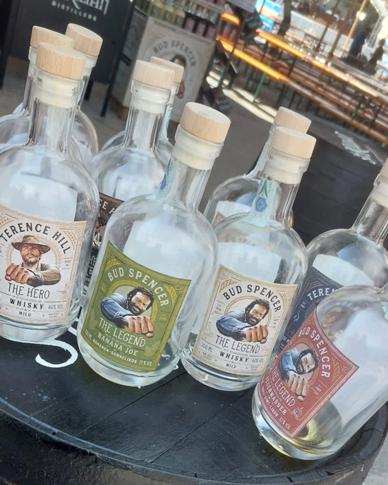 Bud Spencer und Terence Hill Whiskys und Liköre